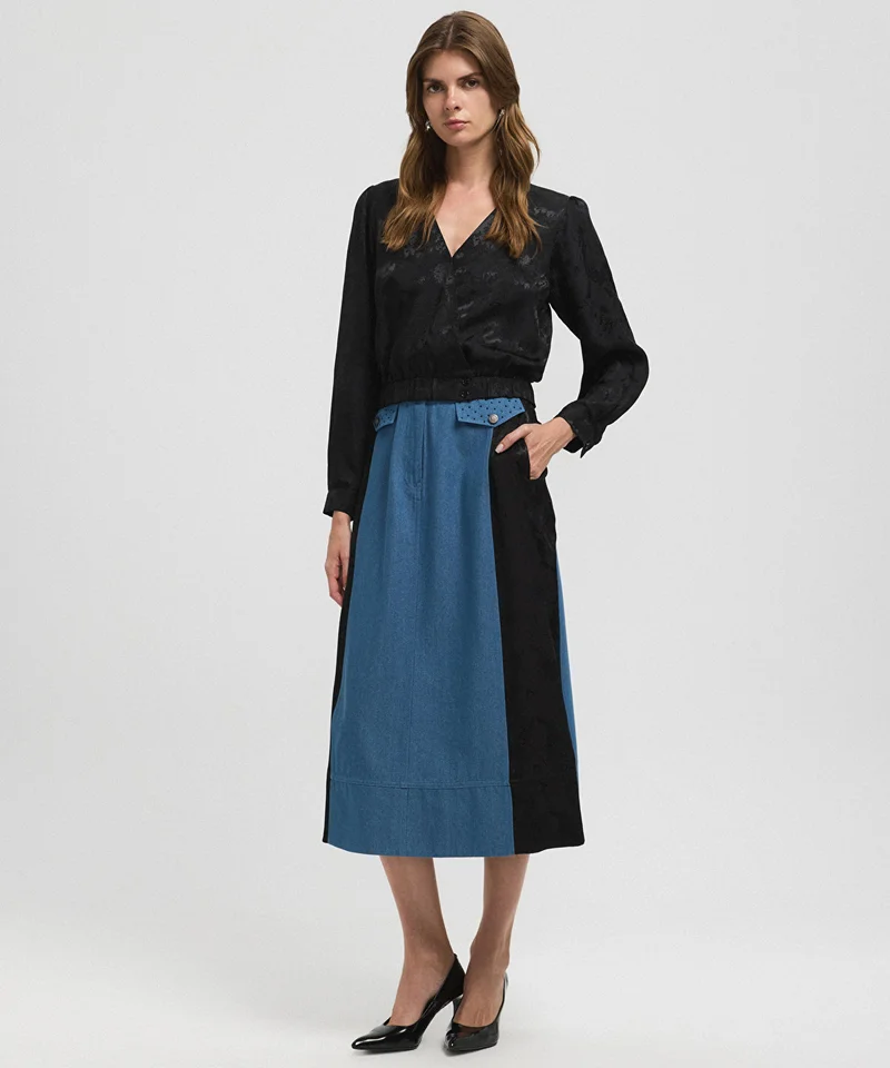 ابيكول Jacquard Blouse